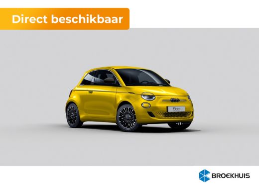 Fiat 500e La Prima | 10,25" touchscreen radio met Bluetooth, DAB & USB | Automatische airconditioning | Ext... ActivLease financial lease