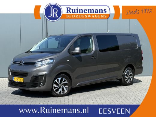 Citroën Jumpy 2.0 BlueHDI 123 PK SPORT/ DUBBELE CABINE / L3H1 / 6-PERSOONS / 1e EIG. / CRUISE / PDC / BLINDSPOT ActivLease financial lease