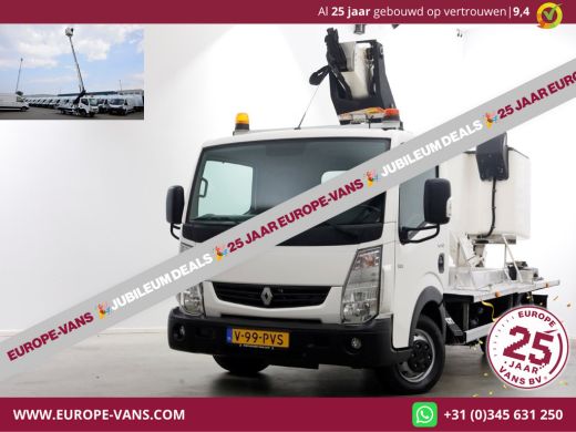Renault Maxity 3.0 DCI 130pk E6 Hoogwerker Werkhoogte 14.5 meter PTO 08-2019 ActivLease financial lease
