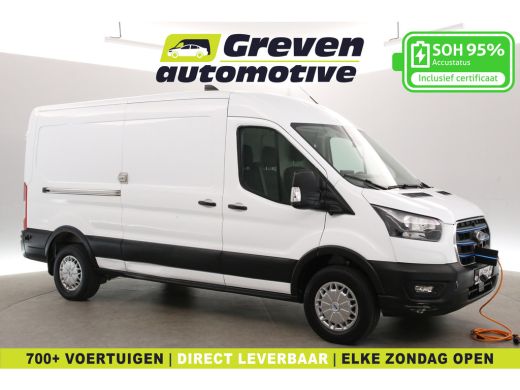 Ford E-Transit L3H2 68 kWh | Snelladen | SOH 95% | 360&deg; | Clima | 3 Zits | Cruise | Carplay | Parkeersens. ActivLease financial lease