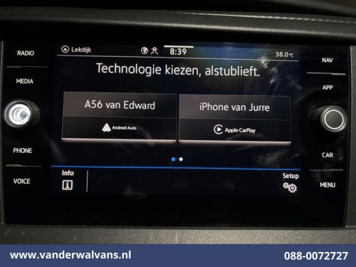 Volkswagen Transporter 2.0 TDI L2H1 Euro6 Airco | Navigatie | Apple Carplay | Android Auto Bijrijdersbank, Achterklep ActivLease financial lease