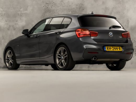 BMW 1 Serie 118i M Sport High Executive Automaat (GROOT NAVI, M PAKKET, LEDER, STOELVERWARMING, SPORTSTOELEN,... ActivLease financial lease
