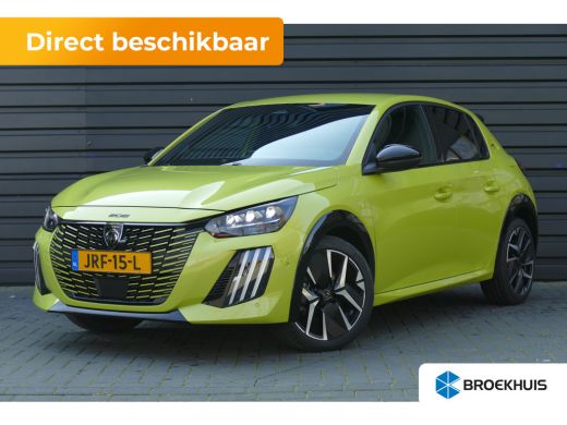 Peugeot 208 GT | Armsteunen op de voorportieren bekleed met kunstleder met groen sierstiksel (GT-Line) | Clim... ActivLease financial lease