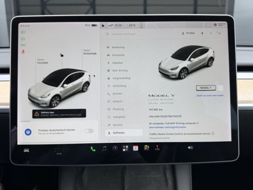 Tesla Model Y Long Range AWD 75 kWh SOH 87,8% / Autopilot / 20'' LM ( &euro; 2.300  Nieuwe banden ) / NL Geleverd / ... ActivLease financial lease