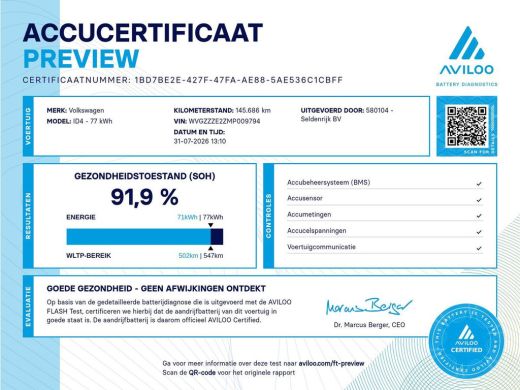 Volkswagen ID.4 | SOH 91,9% | Panoramadak | Leder/alcantara | Memory | Stuur/stoel verwarming | Adaptive cruise |... ActivLease financial lease