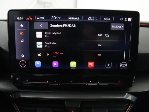 CUPRA Leon | Half leder | Stuur/stoel verwarming | Adaptive cruise | Lane assist | Carplay | Sfeerverlichtin... ActivLease financial lease