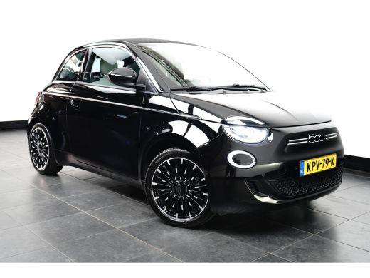 Fiat 500C La Prima 42 kWh Cabrio 3 Fase | Vol-Leder | Adaptive Cruise | Stoelverwarming | Achteruitrijcamera | ActivLease financial lease