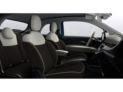 Fiat 500e La Prima | 10,25" touchscreen radio met Bluetooth, DAB & USB | Automatische airconditioning | Ext... ActivLease financial lease