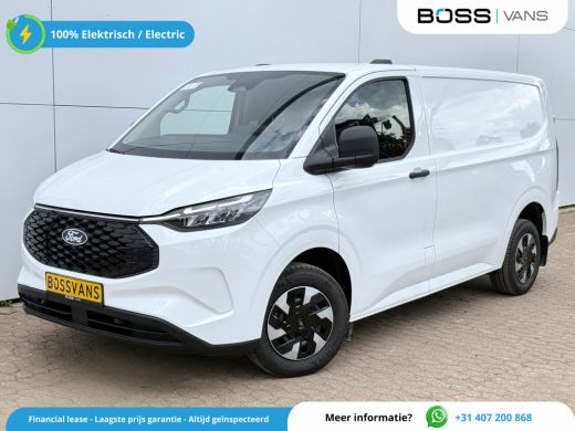 Ford E-Transit Custom 71kWh 140PK Elektrisch 344km WLTP 2300kg Trekvermogen BEV Snelladen Stoel + Stuur verwarming LED ... ActivLease financial lease