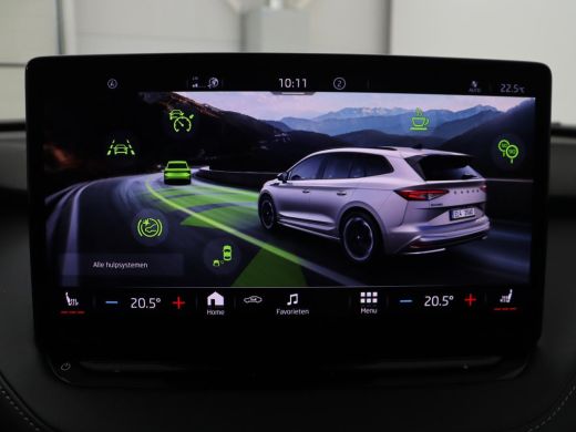 Skoda Enyaq iV | SOH 88% | Leder/alcantara | Stuur/stoel verwarming | Adaptive cruise | Carplay | Sfeerverlichti... ActivLease financial lease