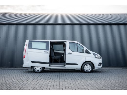 Ford Transit Custom 2.0 EcoBlue L1H1 | DC 6-Zits | LED | Cruise | PDC | Airco | Trekhaak ActivLease financial lease