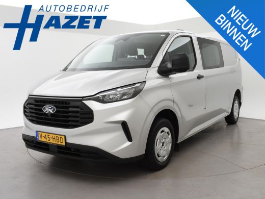 Ford Transit Custom 300 2.0 TDCI L2H1 6-PERS DUBBEL CAB. + TREKHAAK | CARPLAY | CAMERA ActivLease financial lease