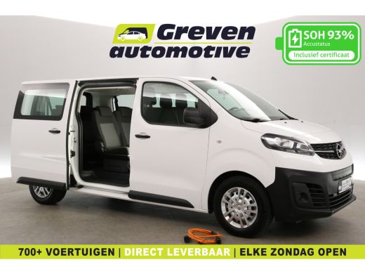 Opel Vivaro-e L2H1 | Incl. BTW | 9 Zits | Snelladen | SOH 93% | Airco | Cruise | 2xSchuifdeur | Trekhaak ActivLease financial lease