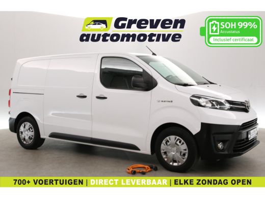 Toyota ProAce 75 kWh Extra Range L2H1 | Snelladen | SOH 99% | Airco | Cruise | Carplay | 3 Zits | Parkeersens. ActivLease financial lease
