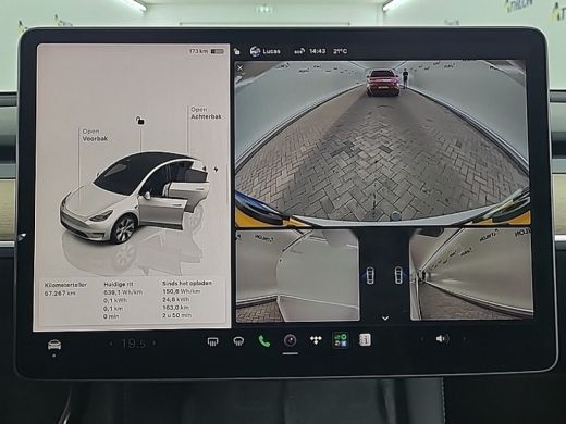 Tesla Model Y Long Range AWD 75 kWh | Trekhaak met afneembare kogel | Panoramisch Dak | Dodehoek detectie | Ele... ActivLease financial lease