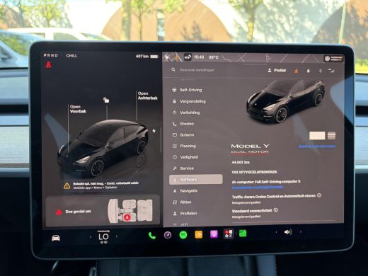 Tesla Model Y Performance AWD 75 kWh SOH 95% | 21 INCH TURBINE VELGEN| TESLA FABRIEKSGARANTIE T/M 01-2027 of 80... ActivLease financial lease