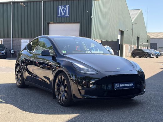 Tesla Model Y Performance AWD 75 kWh SOH 95% | 21 INCH TURBINE VELGEN| TESLA FABRIEKSGARANTIE T/M 01-2027 of 80... ActivLease financial lease