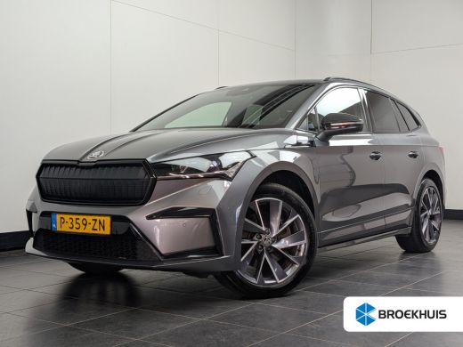 Skoda Enyaq iV 80 Sportline l 1e Eigenaar l SOH 97,6 % l Elektr. Achterklep l Head-up l Stoelverwarming l Stuurv... ActivLease financial lease