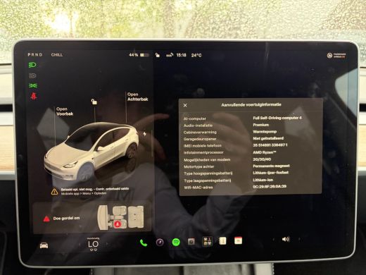 Tesla Model Y RWD 58 kWh SOH 95% | HW4 computer | BTW VERREKENBAAR | TESLA FABRIEKSGARANTIE TOT 01-2029 OF 80.0... ActivLease financial lease