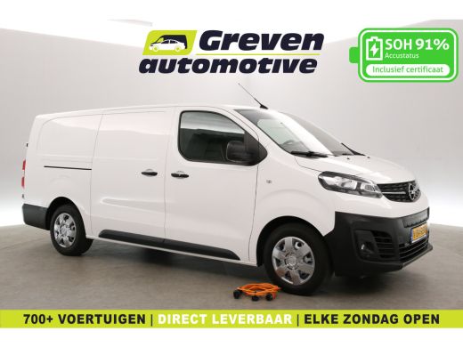 Opel Vivaro-e L3H1 75 kWh | Snelladen | SOH 91% | Airco | Cruise | Camera | 3 Zits | HuD | Carplay | Parkeersens. ActivLease financial lease