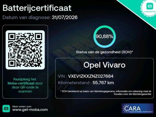 Opel Vivaro-e L3H1 LANG Edition 50 kWh DHL ActivLease financial lease