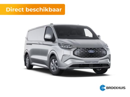 Ford E-Transit Custom 340 L2H1 Limited 71 kWh | 12-weg verstel- en verwarmbare AGR bestuurdersstoel i.c.m. 8-weg passag... ActivLease financial lease