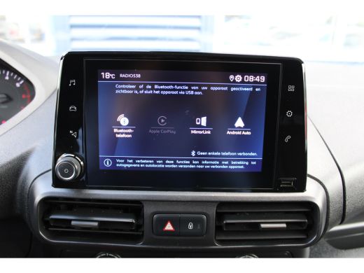 Peugeot Partner 1.5 100 PK | 3-ZITS | 2X SCHUIFDEUR | TREKHAAK | APPLE CARPLAY/ANDROID AUTO | ActivLease financial lease