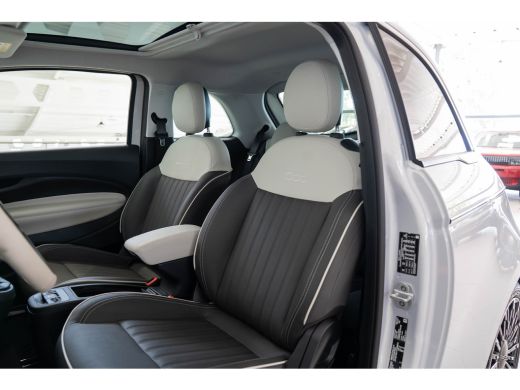 Fiat 500 1.0 Hybrid La Prima | Tot 8 Jaar Garantie | Panoramadak | Premium Sound | Navigatie | Camera | Ku... ActivLease financial lease