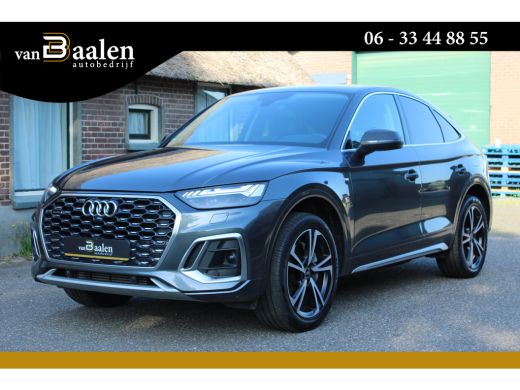 Audi Q5 Sportback 55 TFSI e S edition SOh 92,9% S-LINE LEER NAVI HUD TREKHAAK 90000KM!!! ActivLease financial lease