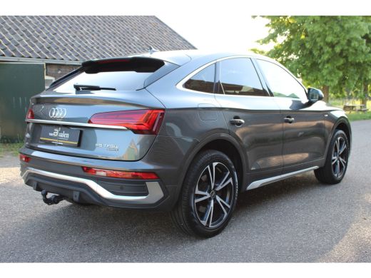 Audi Q5 Sportback 55 TFSI e S edition SOh 92,9% S-LINE LEER NAVI HUD TREKHAAK 90000KM!!! ActivLease financial lease