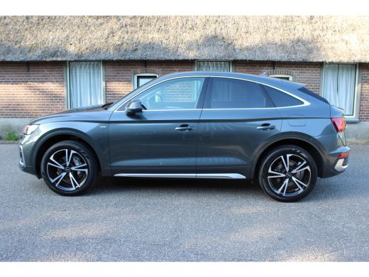 Audi Q5 Sportback 55 TFSI e S edition SOh 92,9% S-LINE LEER NAVI HUD TREKHAAK 90000KM!!! ActivLease financial lease