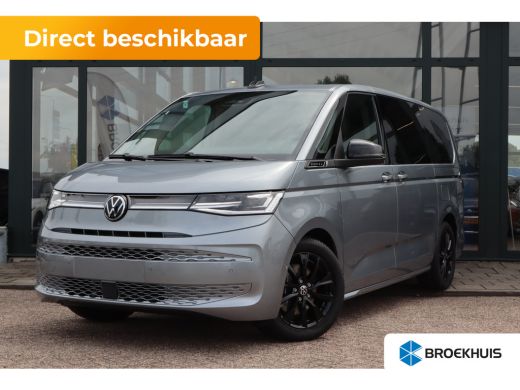 Volkswagen Multivan eHybrid 4MOTION L2 | Bulli | Leder | Glazen Dak | Vis-a-Vis | Houtlook Vloer | 4-Seizoenen Banden ActivLease financial lease