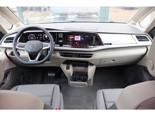 Volkswagen Multivan eHybrid 4MOTION L2 | Bulli | Leder | Glazen Dak | Vis-a-Vis | Houtlook Vloer | 4-Seizoenen Banden ActivLease financial lease