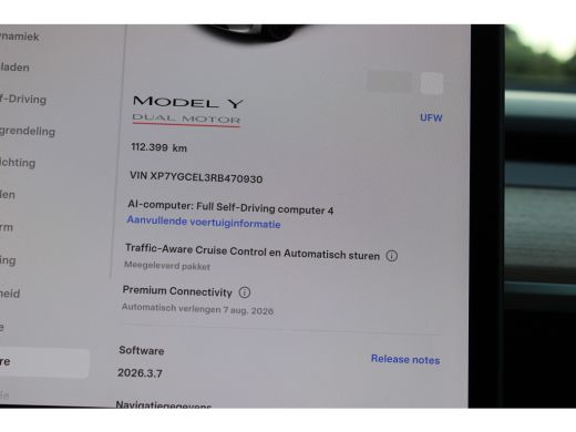 Tesla Model Y Performance AWD 75 kWh SOh 92.5% PANO LEER NAVI ORG NL 112000KM!!! ActivLease financial lease