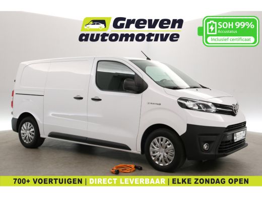 Toyota ProAce 75 kWh L2H1 Long Range | Snelladen | SOH 99% | Airco | Cruise | 3 Zits | Carplay | Parkeersens. ActivLease financial lease