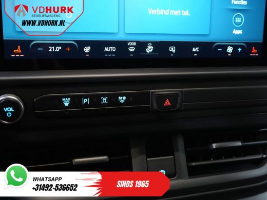 Ford E-Transit Custom L2 Trend 71 kWh 370 Km WLTP Garantie T/m 7-2031/ LED/ Standkachel/ Stoelverw./ Carplay/ Climate/ ... ActivLease financial lease