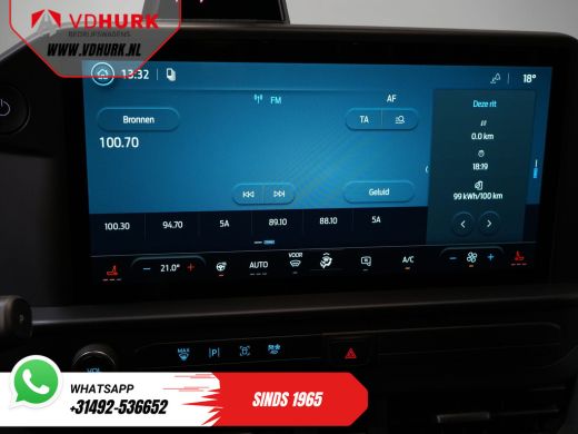 Ford E-Transit Custom L2 Trend 71 kWh 370 Km WLTP Garantie T/m 7-2031/ LED/ Standkachel/ Stoelverw./ Carplay/ Climate/ ... ActivLease financial lease