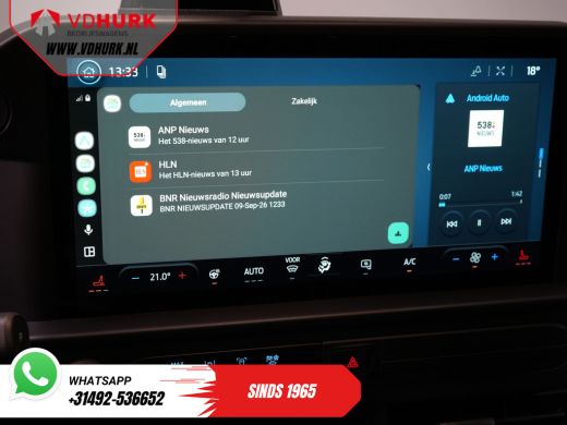 Ford E-Transit Custom L2 Trend 71 kWh 370 Km WLTP Garantie T/m 7-2031/ LED/ Standkachel/ Stoelverw./ Carplay/ Climate/ ... ActivLease financial lease