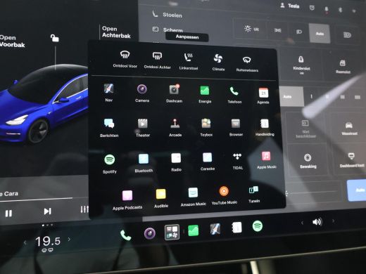 Tesla Model 3 LONG RANGE AWD 75 kWh + TREKHAAK AFNEEMBAAR | PANORAMA | ZWART LEDER | STOELVERW. V+A ActivLease financial lease