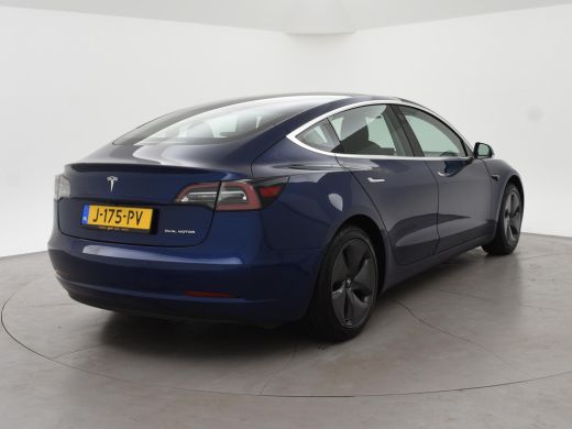 Tesla Model 3 LONG RANGE AWD 75 kWh + TREKHAAK AFNEEMBAAR | PANORAMA | ZWART LEDER | STOELVERW. V+A ActivLease financial lease