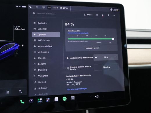 Tesla Model 3 LONG RANGE AWD 75 kWh + TREKHAAK AFNEEMBAAR | PANORAMA | ZWART LEDER | STOELVERW. V+A ActivLease financial lease