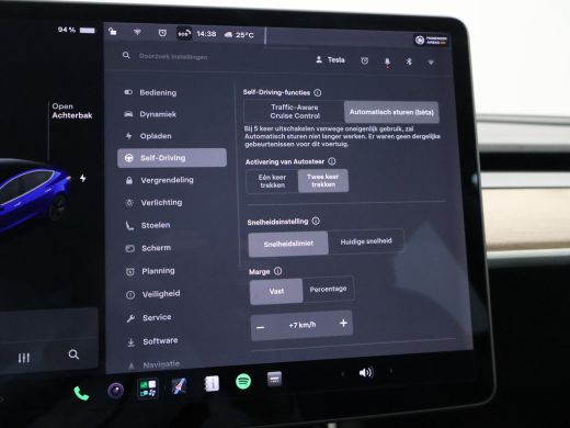 Tesla Model 3 LONG RANGE AWD 75 kWh + TREKHAAK AFNEEMBAAR | PANORAMA | ZWART LEDER | STOELVERW. V+A ActivLease financial lease