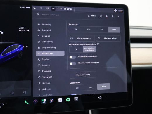 Tesla Model 3 LONG RANGE AWD 75 kWh + TREKHAAK AFNEEMBAAR | PANORAMA | ZWART LEDER | STOELVERW. V+A ActivLease financial lease
