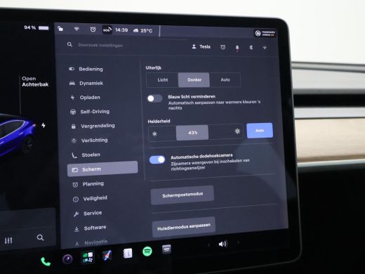 Tesla Model 3 LONG RANGE AWD 75 kWh + TREKHAAK AFNEEMBAAR | PANORAMA | ZWART LEDER | STOELVERW. V+A ActivLease financial lease
