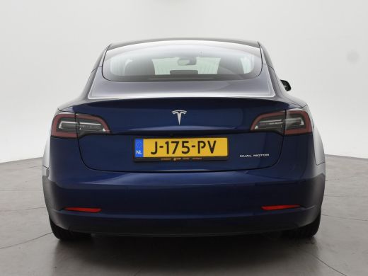 Tesla Model 3 LONG RANGE AWD 75 kWh + TREKHAAK AFNEEMBAAR | PANORAMA | ZWART LEDER | STOELVERW. V+A ActivLease financial lease