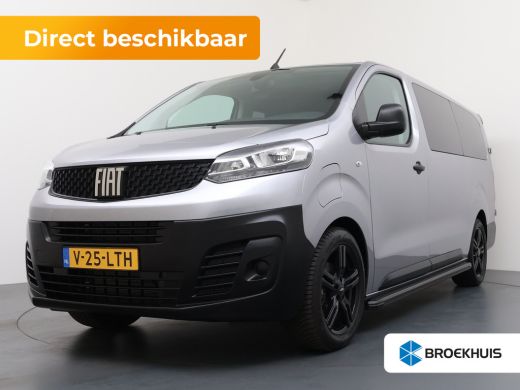 Fiat E-Scudo L3H1 50kWh DUBBELE CABINE BLACK EDITION | Achterdeuren met ruiten | Airco | Metaalkleur ActivLease financial lease