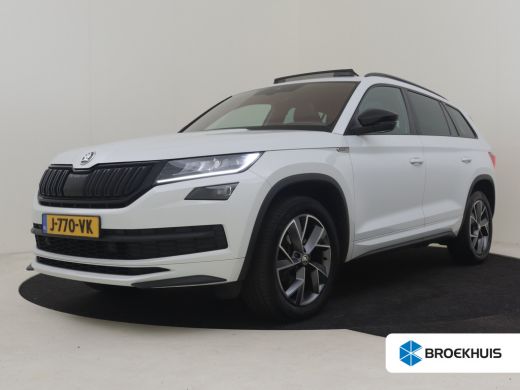 Skoda Kodiaq 1.5 TSI Sportline Business 7p. l Elektr. Trekhaak l Pano Dak l Elekt. Stoel incl Memory l Elektr... ActivLease financial lease