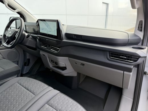 Ford E-Transit Custom 65 kWh 218PK Elektrisch 344km WLTP 2300kg Trekvermogen BEV Snelladen Stoelverwarming LED Cruise C... ActivLease financial lease