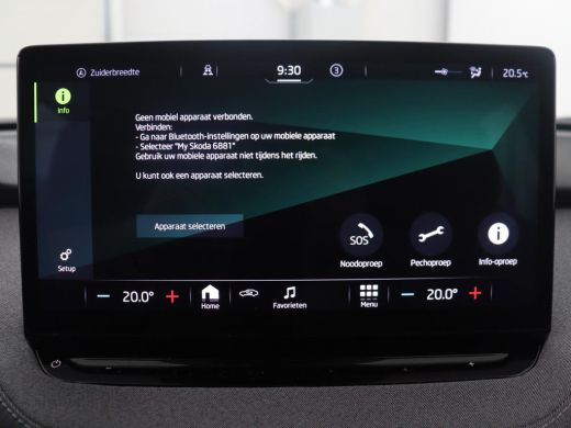 Skoda Enyaq iV | SOH 91,0% | Half leder | Cruise control | Carplay | Navigatie | Sfeerverlichting | Climate cont... ActivLease financial lease