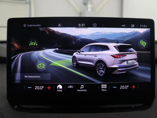Skoda Enyaq iV | SOH 91,0% | Half leder | Cruise control | Carplay | Navigatie | Sfeerverlichting | Climate cont... ActivLease financial lease